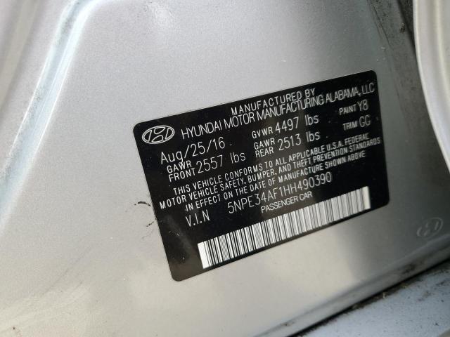 Photo 12 VIN: 5NPE34AF1HH490390 - HYUNDAI SONATA 