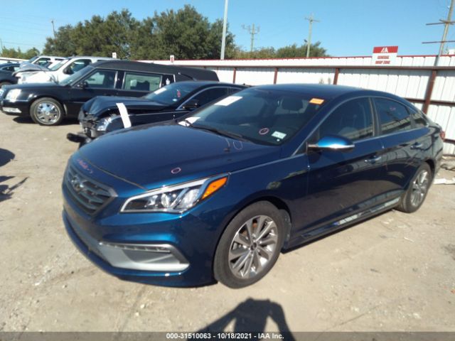 Photo 1 VIN: 5NPE34AF1HH504370 - HYUNDAI SONATA 