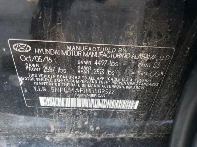 Photo 11 VIN: 5NPE34AF1HH509522 - HYUNDAI SONATA 