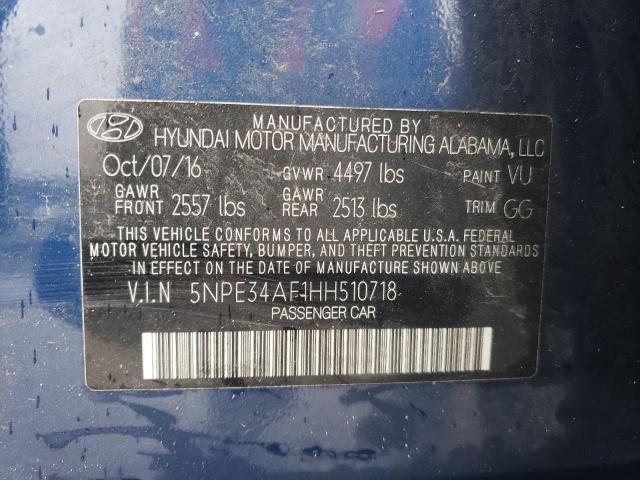 Photo 12 VIN: 5NPE34AF1HH510718 - HYUNDAI SONATA SPO 