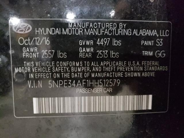 Photo 9 VIN: 5NPE34AF1HH512579 - HYUNDAI SONATA SPO 