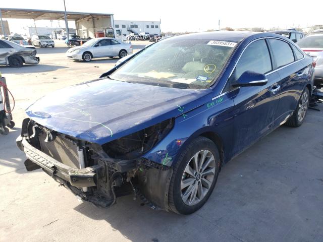 Photo 1 VIN: 5NPE34AF1HH550328 - HYUNDAI SONATA SPO 