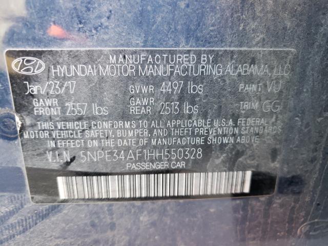 Photo 9 VIN: 5NPE34AF1HH550328 - HYUNDAI SONATA SPO 