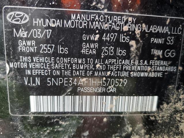 Photo 12 VIN: 5NPE34AF1HH570529 - HYUNDAI SONATA SPO 