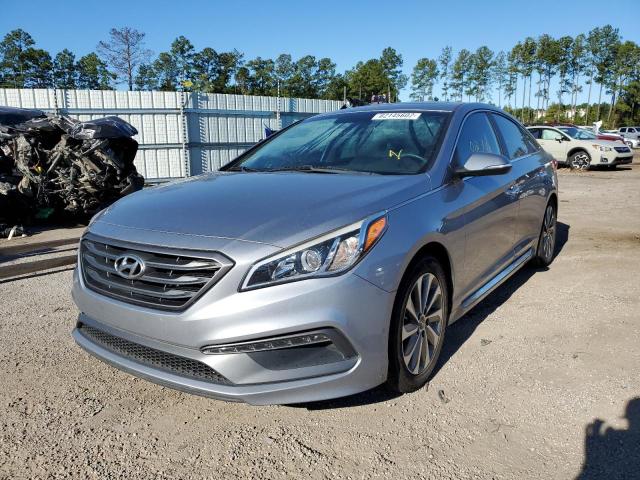 Photo 1 VIN: 5NPE34AF1HH571647 - HYUNDAI SONATA SPO 