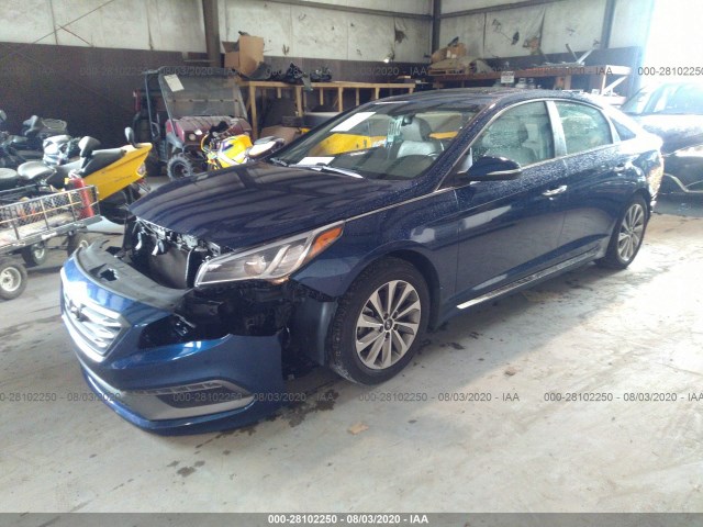 Photo 1 VIN: 5NPE34AF1HH585404 - HYUNDAI SONATA 