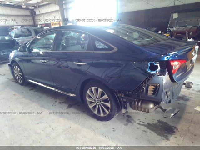 Photo 2 VIN: 5NPE34AF1HH585404 - HYUNDAI SONATA 