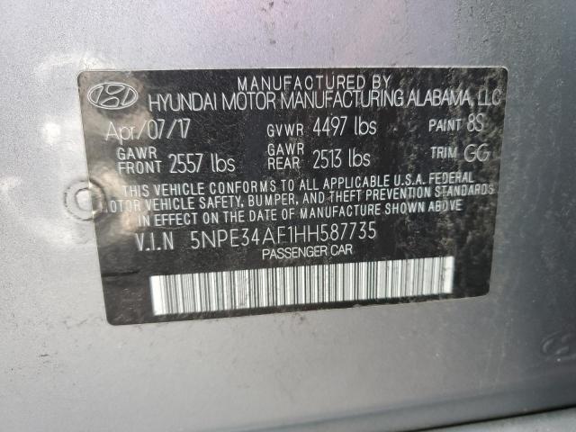 Photo 11 VIN: 5NPE34AF1HH587735 - HYUNDAI SONATA 