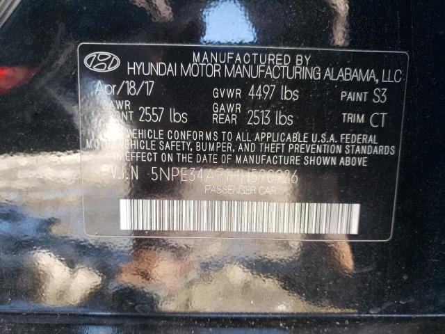 Photo 9 VIN: 5NPE34AF1HH590926 - HYUNDAI SONATA SPO 