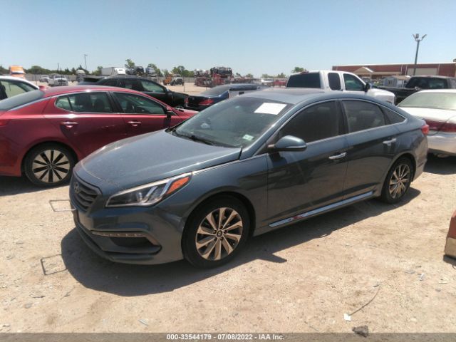 Photo 1 VIN: 5NPE34AF1HH591901 - HYUNDAI SONATA 