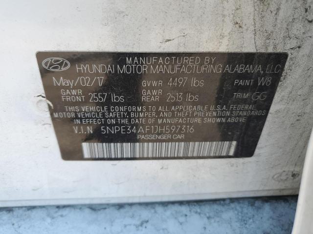 Photo 11 VIN: 5NPE34AF1JH597316 - HYUNDAI SONATA SPO 