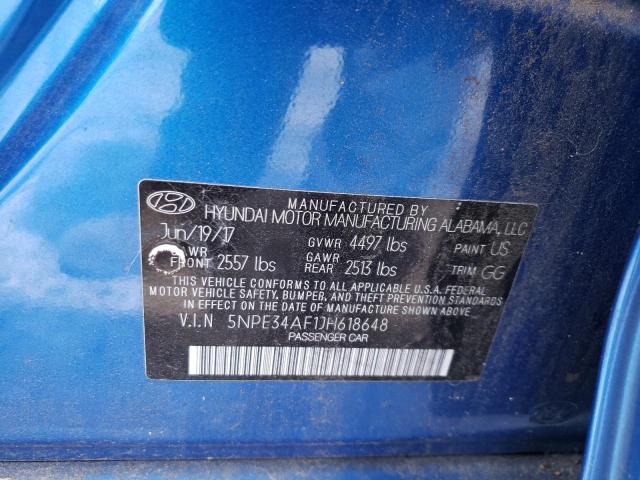 Photo 9 VIN: 5NPE34AF1JH618648 - HYUNDAI SONATA SPO 