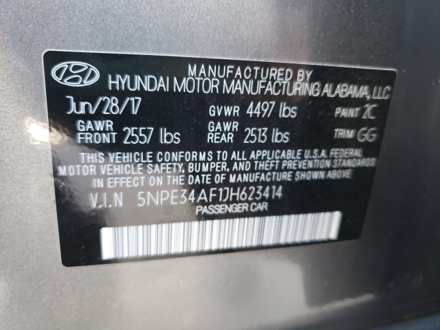 Photo 9 VIN: 5NPE34AF1JH623414 - HYUNDAI SONATA SPO 