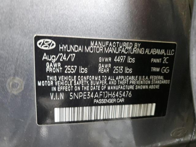 Photo 11 VIN: 5NPE34AF1JH645476 - HYUNDAI SONATA SPO 