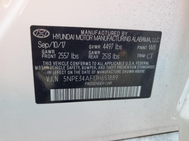 Photo 12 VIN: 5NPE34AF1JH651889 - HYUNDAI SONATA SPO 