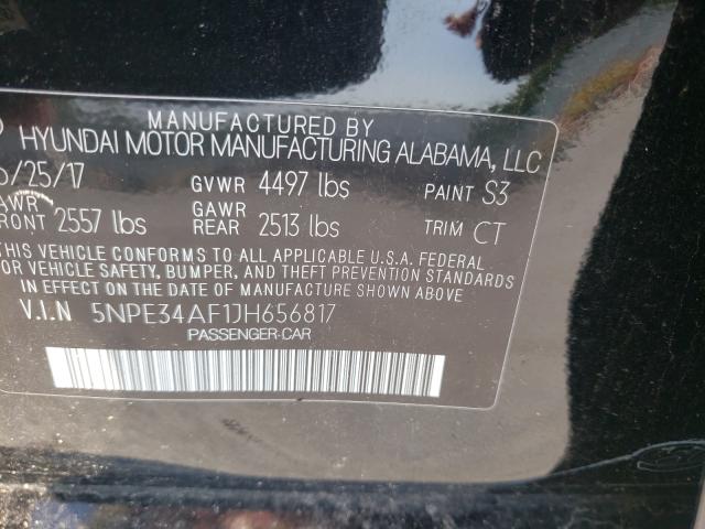 Photo 9 VIN: 5NPE34AF1JH656817 - HYUNDAI SONATA SPO 