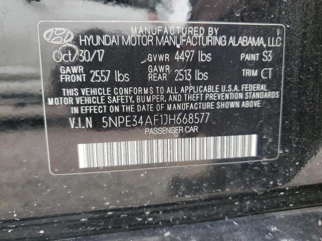 Photo 11 VIN: 5NPE34AF1JH668577 - HYUNDAI SONATA SPO 