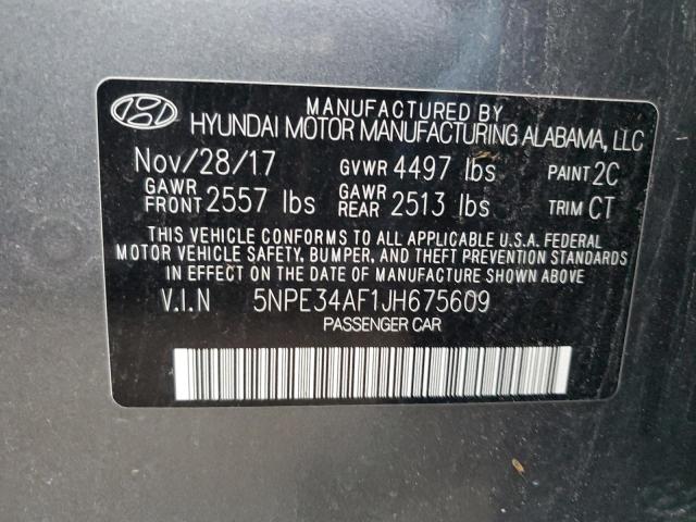 Photo 11 VIN: 5NPE34AF1JH675609 - HYUNDAI SONATA SPO 