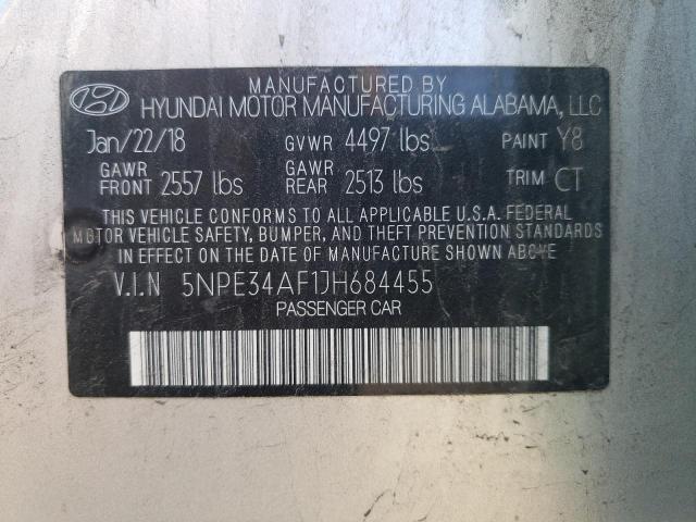 Photo 9 VIN: 5NPE34AF1JH684455 - HYUNDAI SONATA SPO 