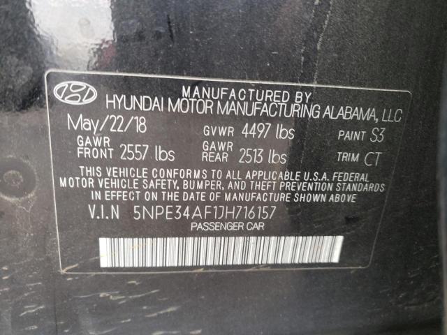 Photo 11 VIN: 5NPE34AF1JH716157 - HYUNDAI SONATA 