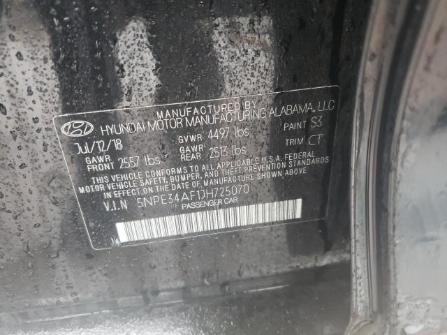 Photo 12 VIN: 5NPE34AF1JH725070 - HYUNDAI SONATA 