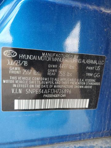 Photo 11 VIN: 5NPE34AF1JH726896 - HYUNDAI SONATA SPO 