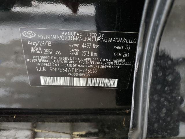 Photo 9 VIN: 5NPE34AF1KH735518 - HYUNDAI SONATA LIM 