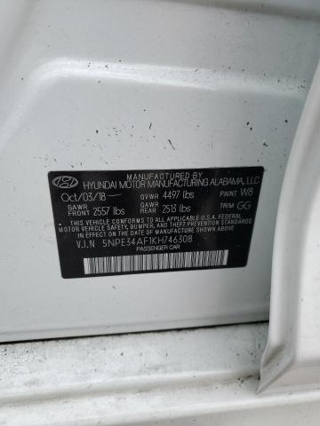 Photo 9 VIN: 5NPE34AF1KH746308 - HYUNDAI SONATA 