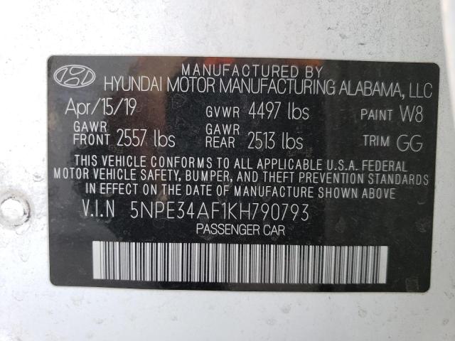 Photo 11 VIN: 5NPE34AF1KH790793 - HYUNDAI SONATA LIM 