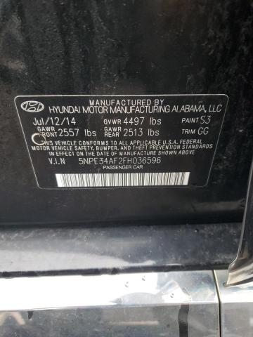 Photo 11 VIN: 5NPE34AF2FH036596 - HYUNDAI SONATA SPO 