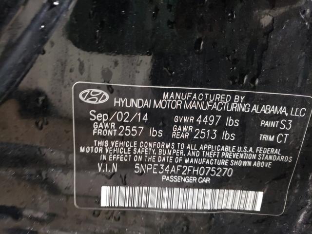 Photo 9 VIN: 5NPE34AF2FH075270 - HYUNDAI SONATA SPO 