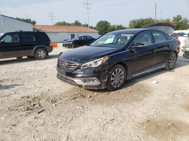 Photo 1 VIN: 5NPE34AF2FH078346 - HYUNDAI SONATA SPO 