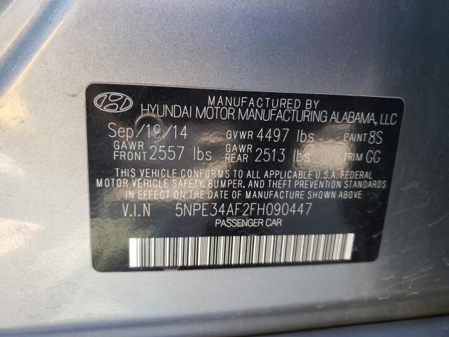 Photo 9 VIN: 5NPE34AF2FH090447 - HYUNDAI SONATA SPO 