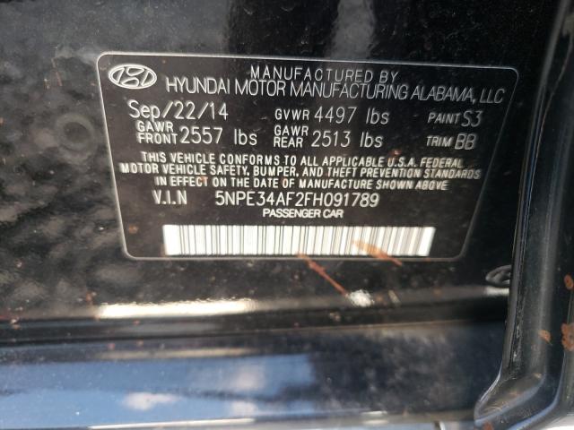 Photo 9 VIN: 5NPE34AF2FH091789 - HYUNDAI SONATA SPO 