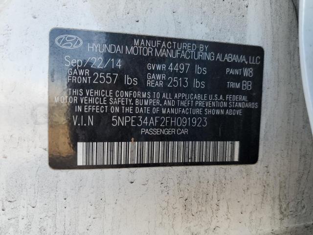 Photo 11 VIN: 5NPE34AF2FH091923 - HYUNDAI SONATA 