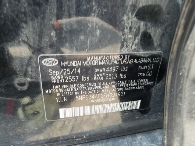 Photo 9 VIN: 5NPE34AF2FH094921 - HYUNDAI SONATA SPO 