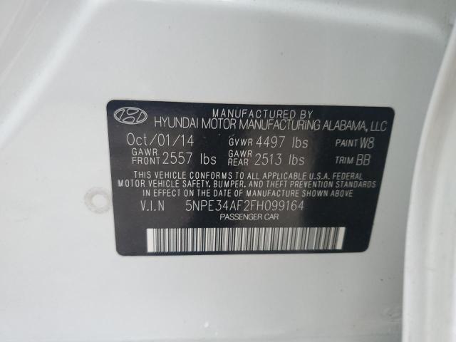 Photo 11 VIN: 5NPE34AF2FH099164 - HYUNDAI SONATA 