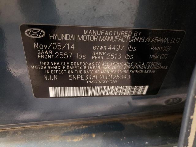 Photo 11 VIN: 5NPE34AF2FH125343 - HYUNDAI SONATA SPO 