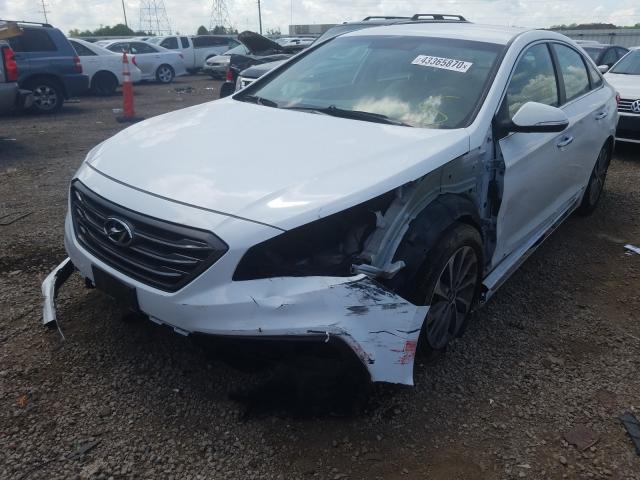 Photo 1 VIN: 5NPE34AF2FH126458 - HYUNDAI SONATA 