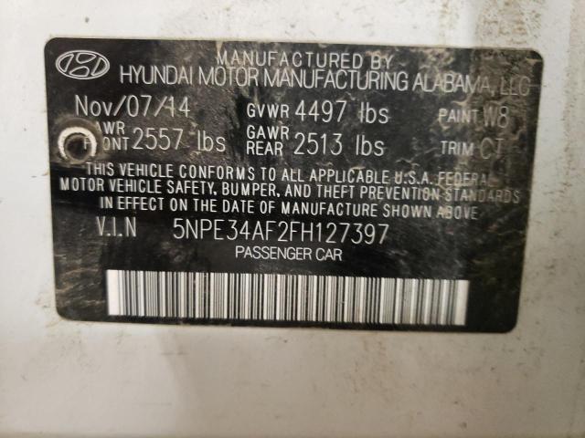 Photo 11 VIN: 5NPE34AF2FH127397 - HYUNDAI SONATA 