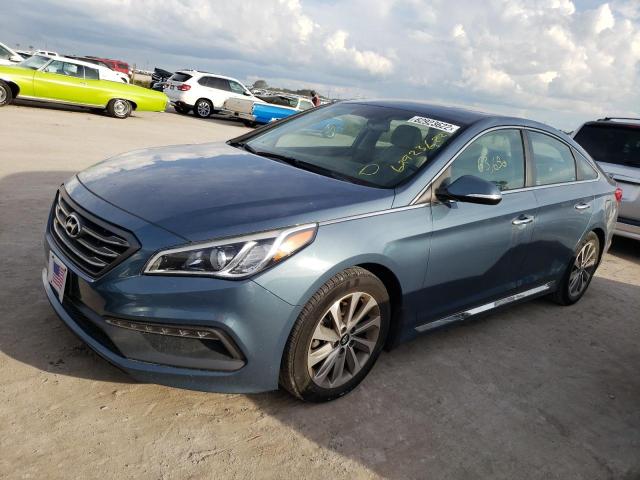 Photo 1 VIN: 5NPE34AF2FH137928 - HYUNDAI SONATA SPO 