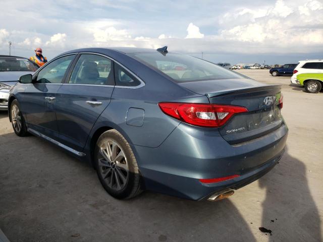 Photo 2 VIN: 5NPE34AF2FH137928 - HYUNDAI SONATA SPO 