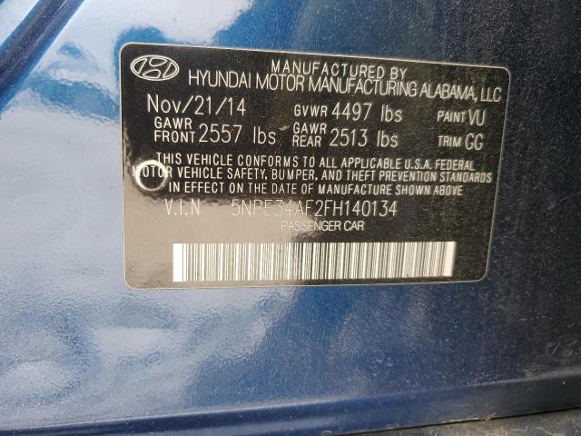 Photo 11 VIN: 5NPE34AF2FH140134 - HYUNDAI SONATA 