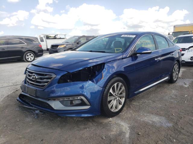 Photo 1 VIN: 5NPE34AF2FH143390 - HYUNDAI SONATA SPO 