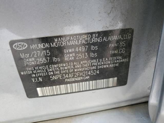 Photo 11 VIN: 5NPE34AF2FH214524 - HYUNDAI SONATA SPO 