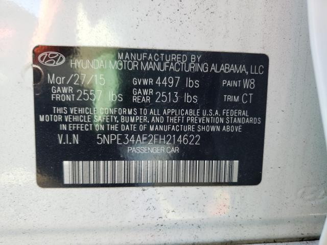 Photo 9 VIN: 5NPE34AF2FH214622 - HYUNDAI SONATA SPO 