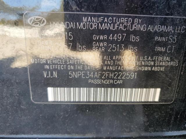 Photo 11 VIN: 5NPE34AF2FH222591 - HYUNDAI SONATA 