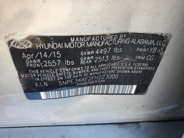 Photo 11 VIN: 5NPE34AF2FH223000 - HYUNDAI SONATA SPO 