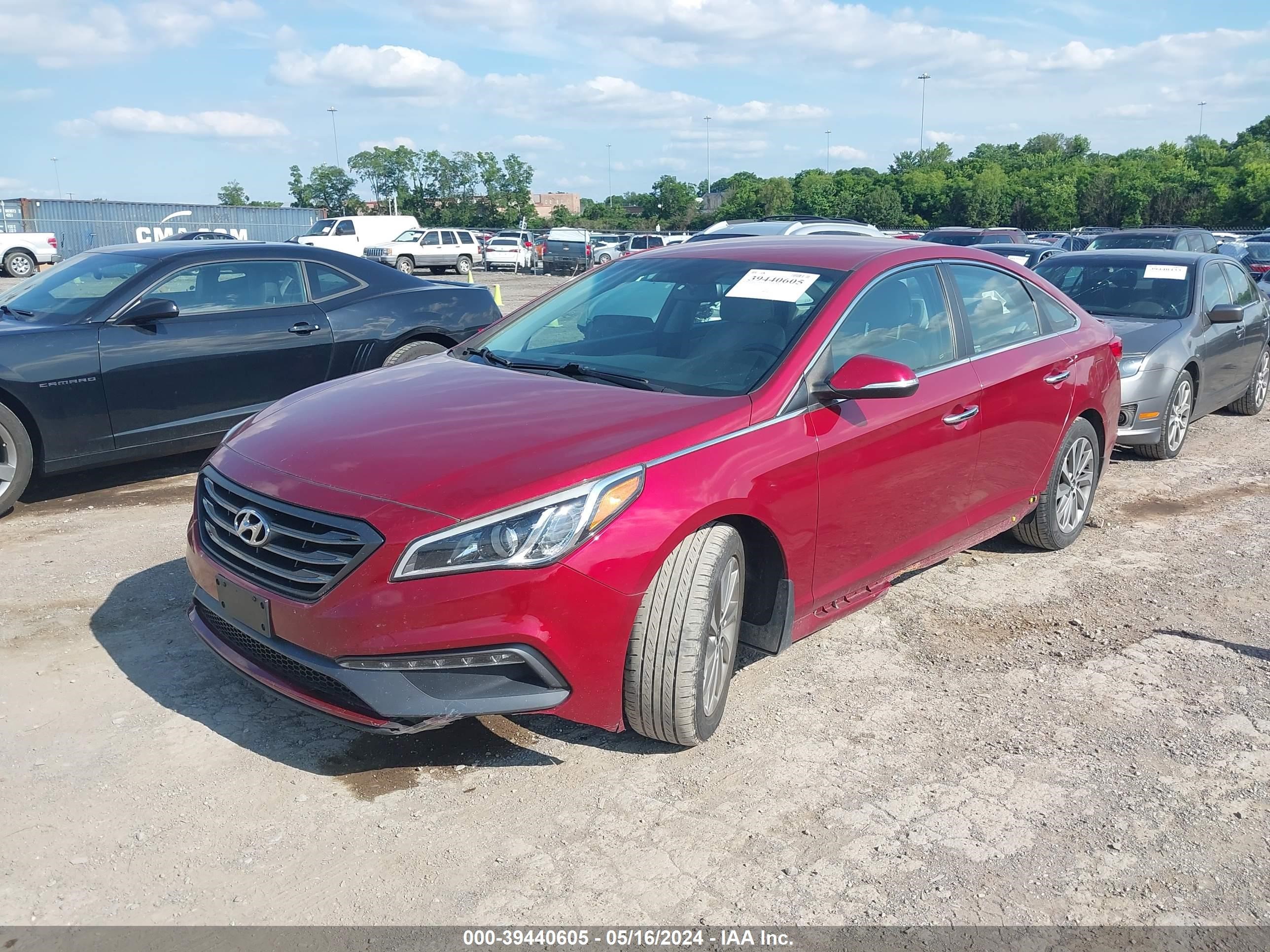 Photo 1 VIN: 5NPE34AF2FH224339 - HYUNDAI SONATA 