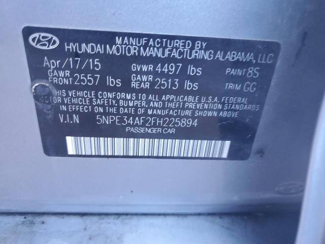 Photo 11 VIN: 5NPE34AF2FH225894 - HYUNDAI SONATA SPO 